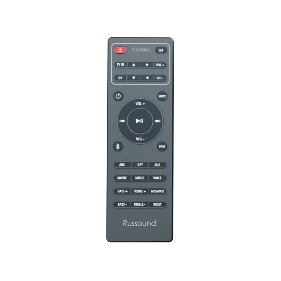 Russound AVA2.1 kompakt stereoforsterker med Bluetooth & HDMI ARC
