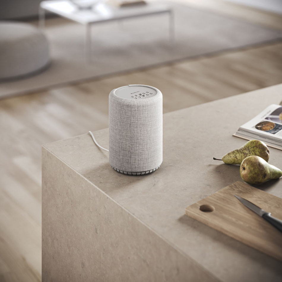 Audio Pro A10 MKII W Wifi-høyttaler med Chromecast & AirPlay 2, lysegrå