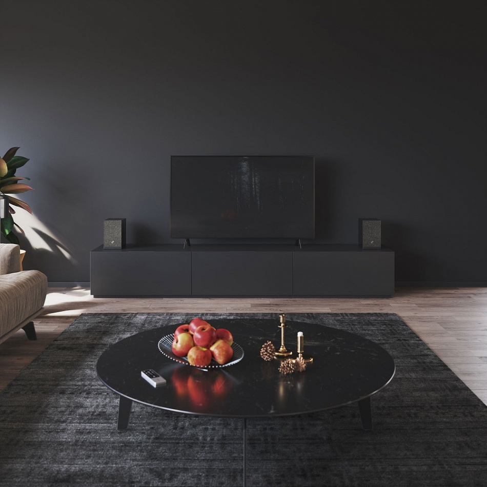 Audio Pro A28 aktive høyttalere med HDMI ARC, Bluetooth & Wifi, svart par