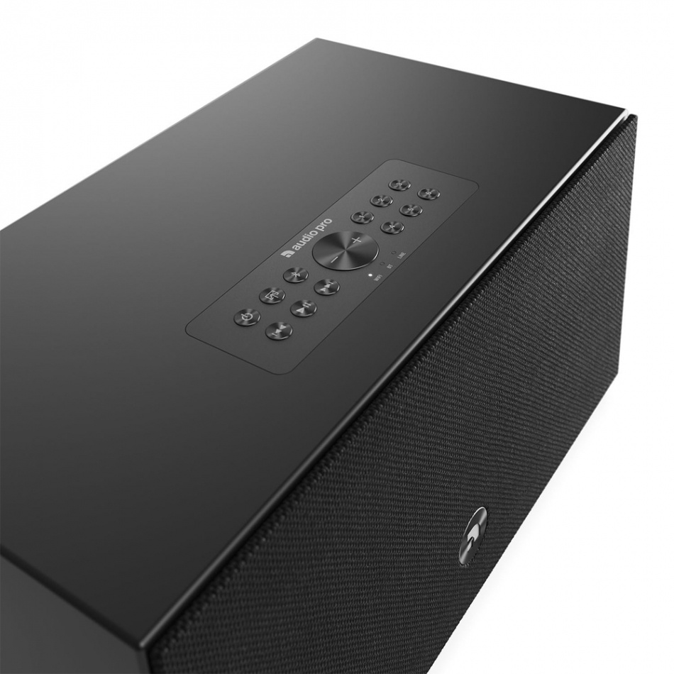 Audio Pro C10 MKII W WiFi-høyttaler med Chromecast & AirPlay 2, svart