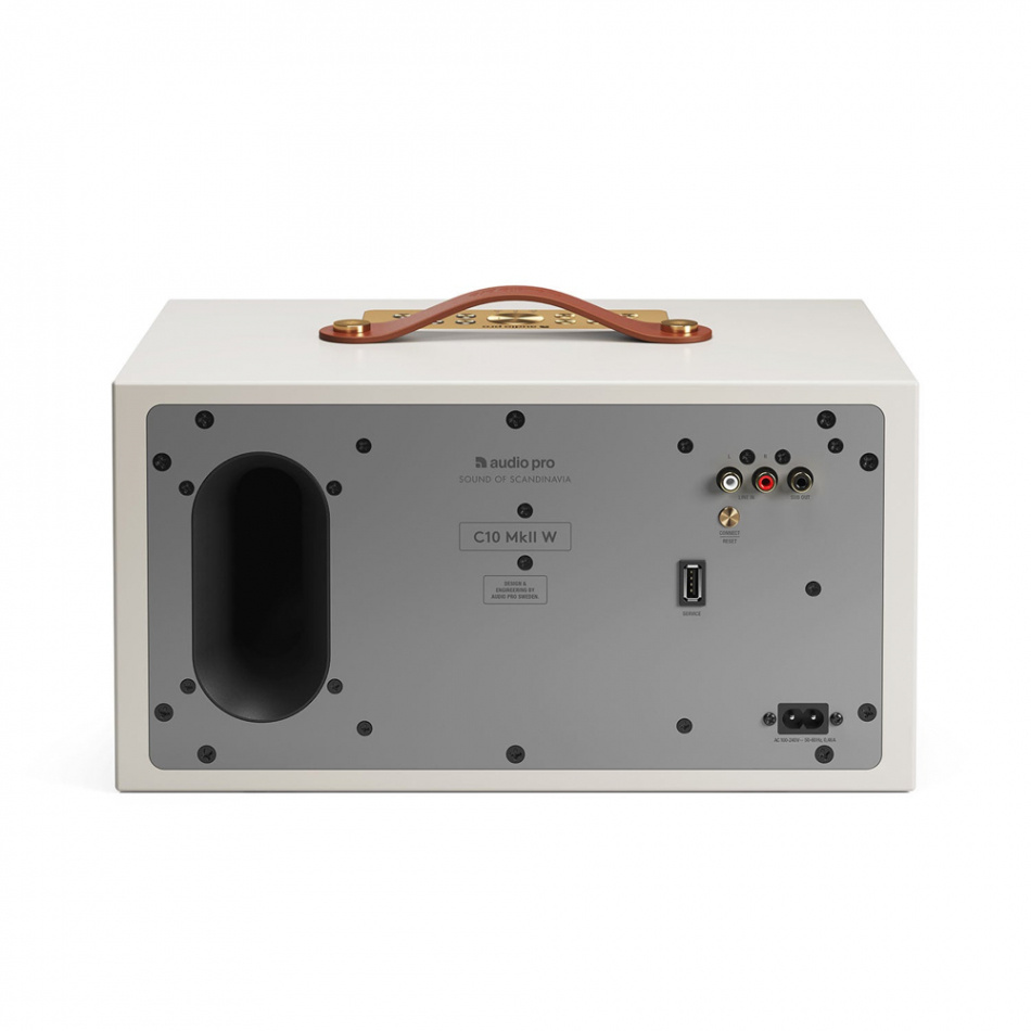 Audio Pro C10 MKII W WiFi-høyttaler med Chromecast & AirPlay 2, Dune Classic