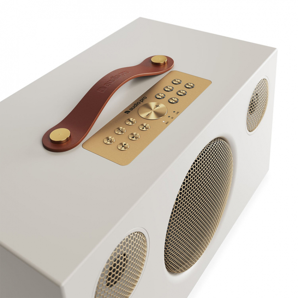 Audio Pro C10 MKII W WiFi-høyttaler med Chromecast & AirPlay 2, Dune Classic