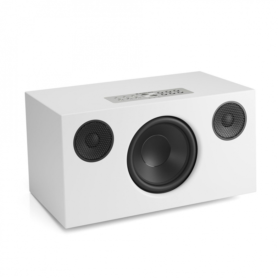 Audio Pro C10 MKII W WiFi-høyttaler med Chromecast & AirPlay 2, hvit