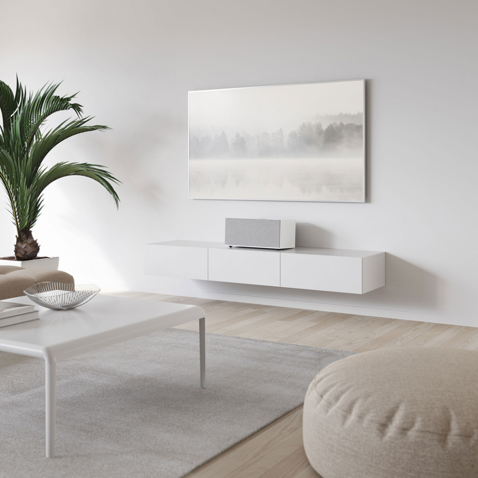 Audio Pro C20 med Chromecast, AirPlay 2 og Bluetooth, hvit