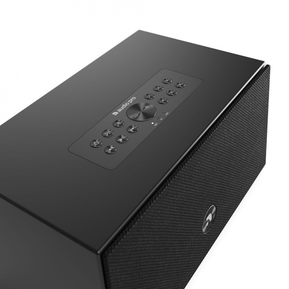 Audio Pro C5 MKII W WiFi-høyttaler med Chromecast & AirPlay 2, svart