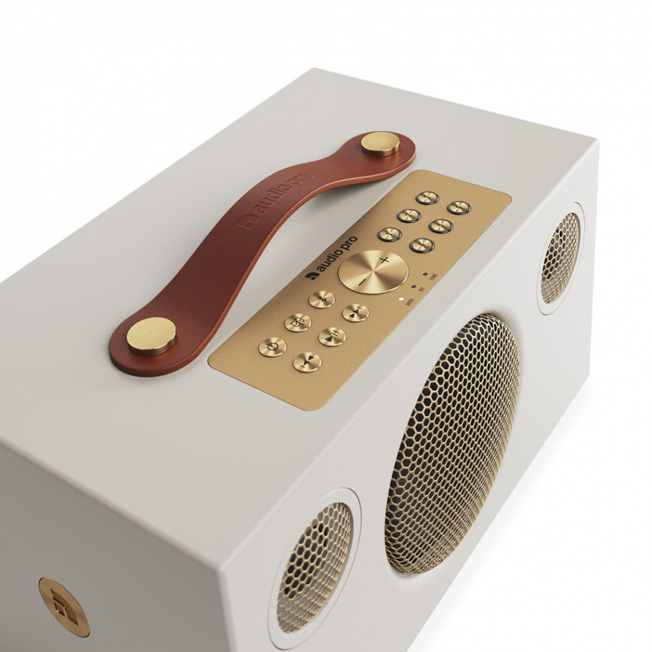 Audio Pro C5 MKII W WiFi-høyttaler med Chromecast & AirPlay 2, Dune Classic