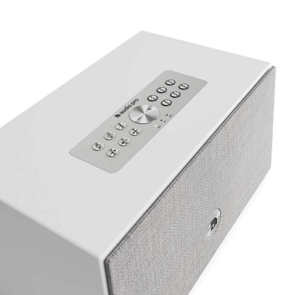 Audio Pro C5 MKII W WiFi-høyttaler med Chromecast & AirPlay 2, hvit