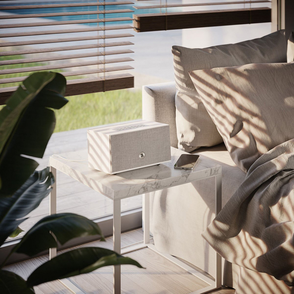 Audio Pro C5 MKII W WiFi-høyttaler med Chromecast & AirPlay 2, hvit