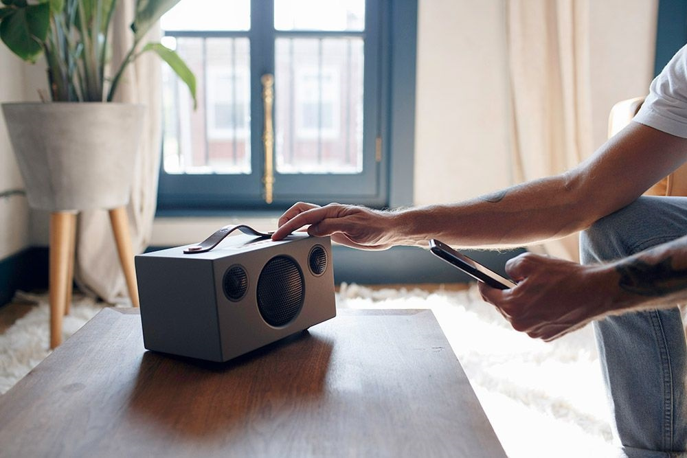 Audio Pro Addon T3+ bærbar Bluetooth-høyttaler, grå
