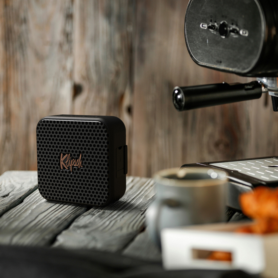 Klipsch Austin, bærbar Bluetooth-høyttaler med IP67-klassifisering