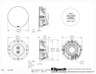 Klipsch DS-160CSM, takhøyttaler single-stereo Klipsch DS-160CSM, takhøyttaler single-stereo