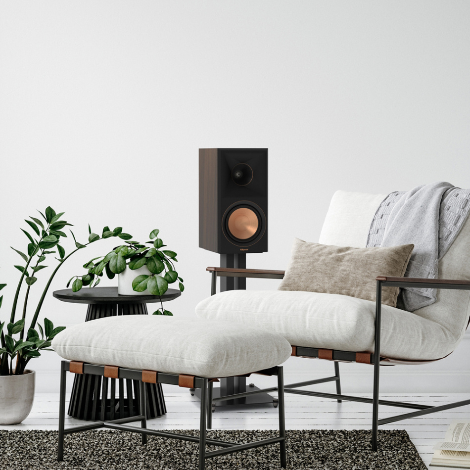 Klipsch KS-24 høyttalerstativ med spikes, svart par