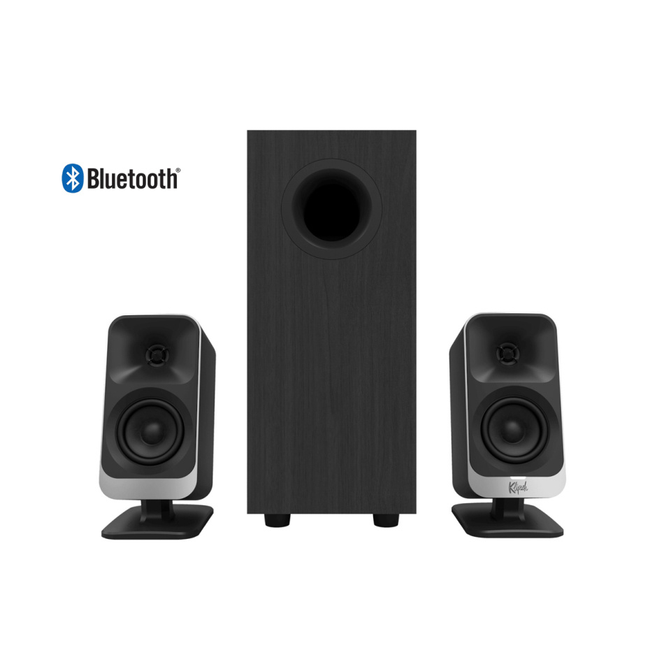 Klipsch ProMedia Lumina aktive PC-høyttalere med Bluetooth & basskasse