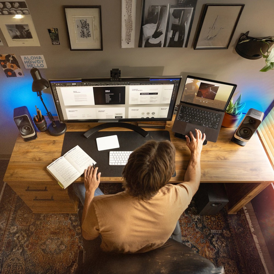 Klipsch ProMedia Lumina aktive PC-høyttalere med Bluetooth & basskasse
