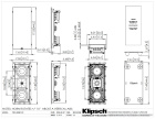 Klipsch PRO-25RW-LCR, vegghøyttaler stk Klipsch PRO-25RW-LCR, vegghøyttaler stk