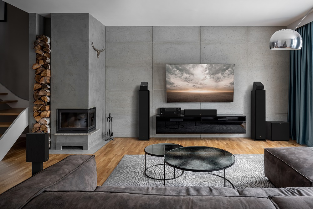 Klipsch R-101SW aktiv subwoofer, svart