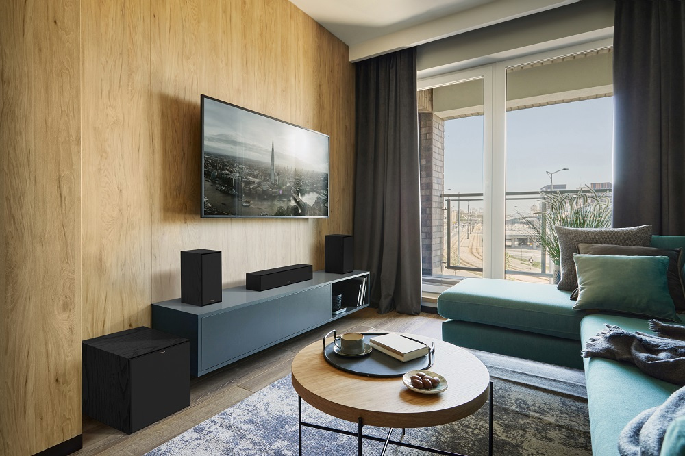 Klipsch R-30C hornladet senterhøyttaler, svart