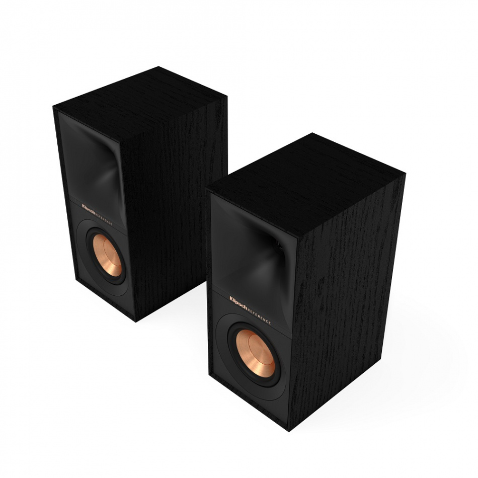 Klipsch R-40M hornladede stativhøyttalere, svart par