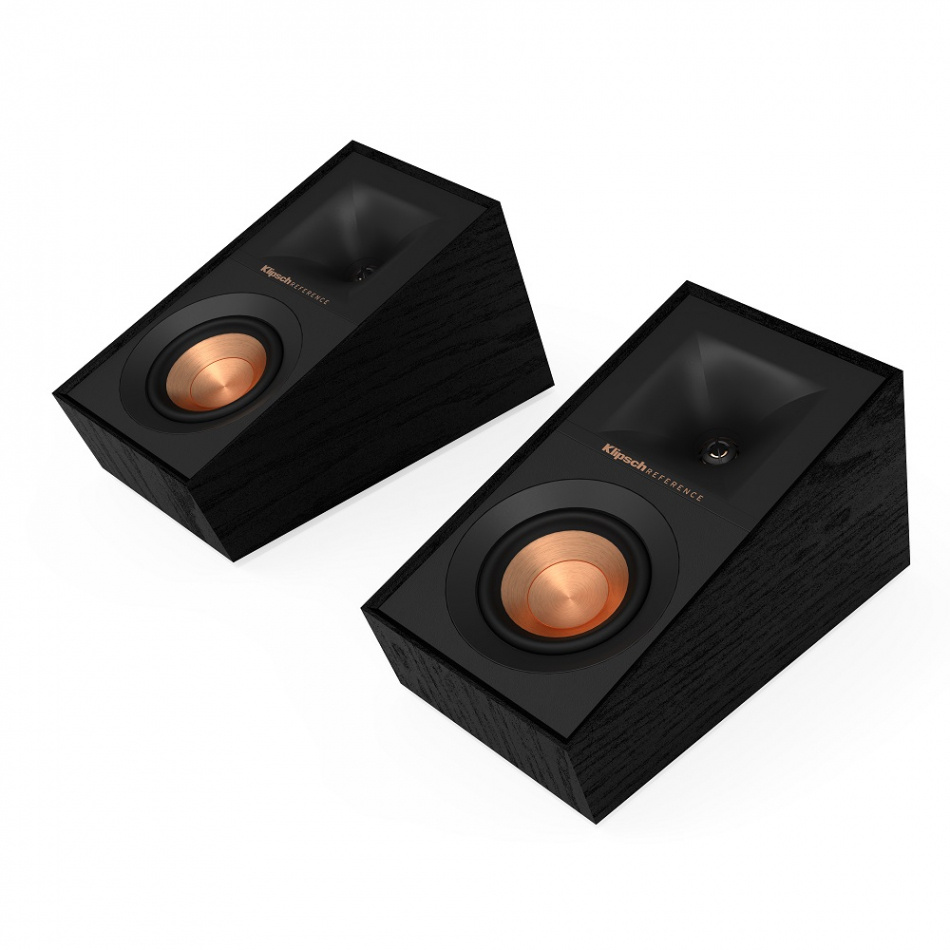 Klipsch R-40SA hornladet Dolby Atmos-høyttaler, svart par