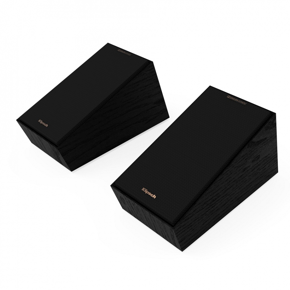 Klipsch R-40SA hornladet Dolby Atmos-høyttaler, svart par