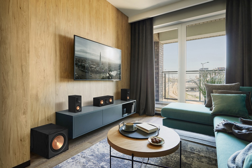 Klipsch R-50C hornladet senterhøyttaler, svart