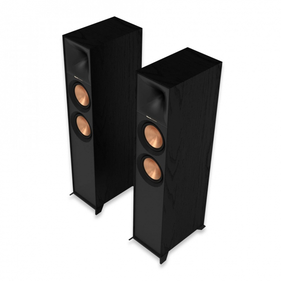 Klipsch R-600F hornladede gulvhøyttalere, svart par