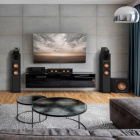 Klipsch R-600F hornladede gulvhøyttalere, svart par Klipsch R-600F hornladede gulvhøyttalere, svart par