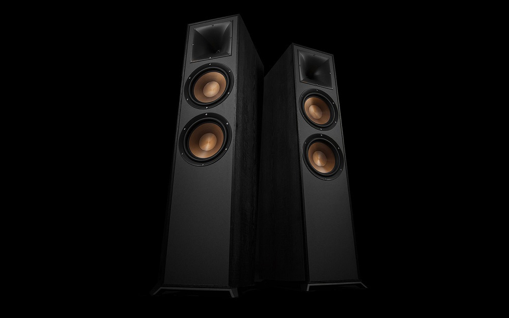 Klipsch R-820F gulvhøyttalere, svart par