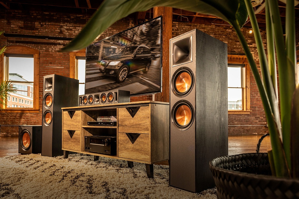 Klipsch R-820F gulvhøyttalere, svart par