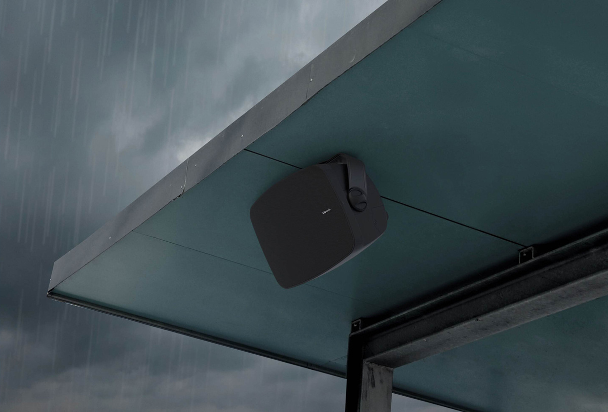 Klipsch RSM-650 utendørshøyttalere IPX6-klassifisert, svart par