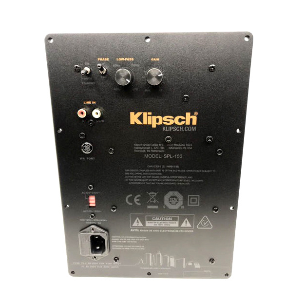 Klipsch SPL-150 / R-115SW effektforsterker for subwoofer