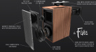 Klipsch The Fives aktive høyttalere inkl. Atonemo Streamplayer, svart par Klipsch The Fives aktive høyttalere inkl. Atonemo Streamplayer, svart par
