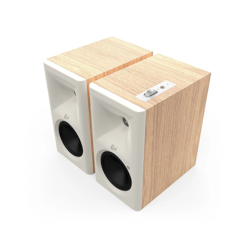Klipsch The Fives II streaminghøyttalere med HDMI & Dolby Atmos, eik par