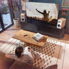 Klipsch The Fives II streaminghøyttalere med HDMI & Dolby Atmos, eik par Klipsch The Fives II streaminghøyttalere med HDMI & Dolby Atmos, eik par