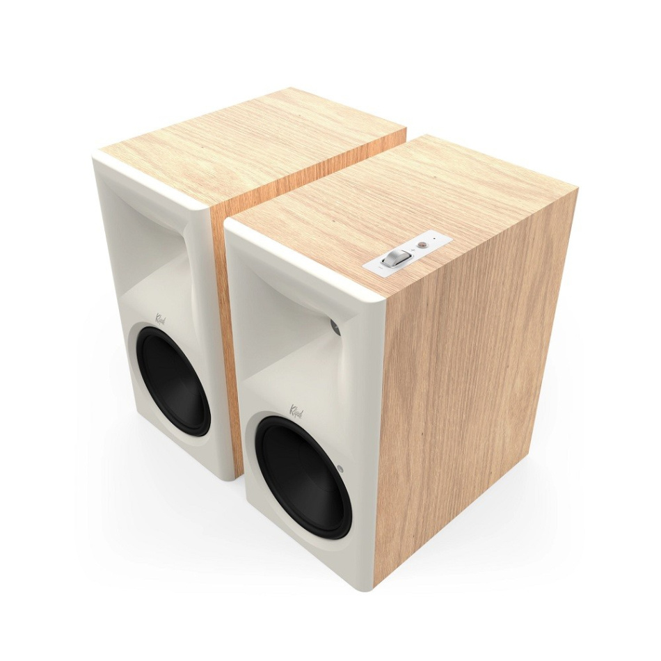 Klipsch The Nines II streaminghøyttalere med HDMI, Dolby Atmos & Dirac Live, eik par