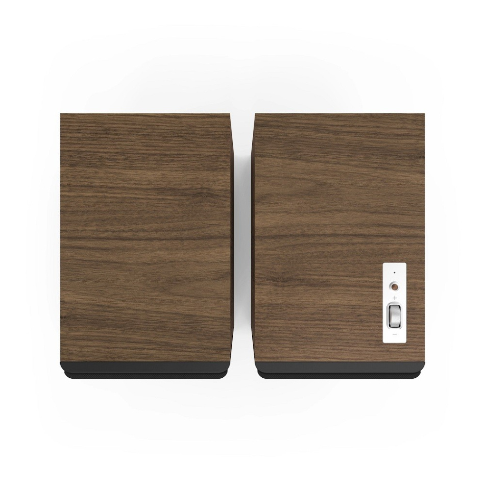 Klipsch The Nines II streaminghøyttalere med HDMI, Dolby Atmos & Dirac Live, valnøtt par