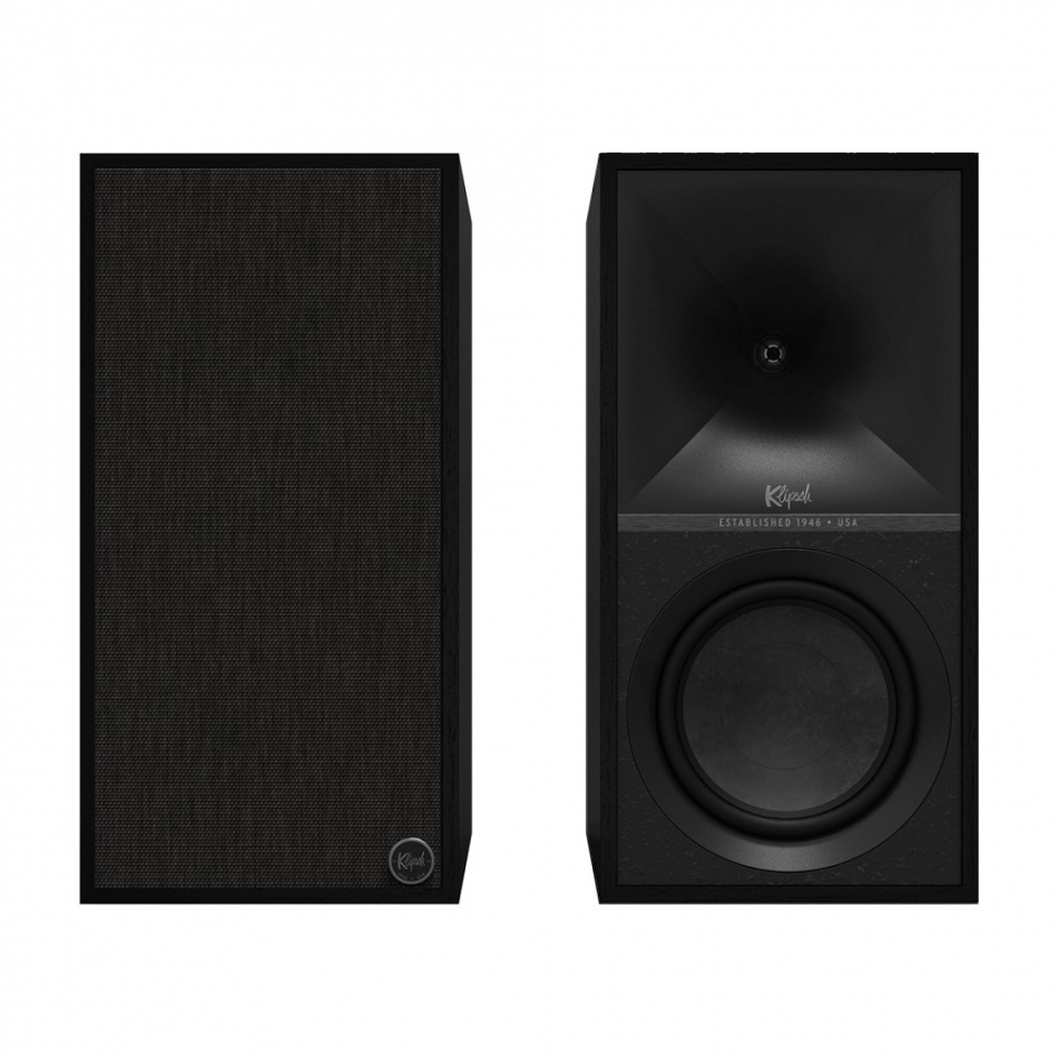 Klipsch The Sevens aktive høyttalere med gratis WiiM Mini, HDMI ARC, Bluetooth & RIAA, svart
