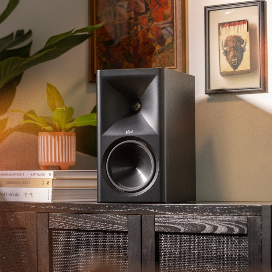 Klipsch The Sevens II streaminghøyttalere med HDMI, Dolby Atmos & Dirac Live, svart par