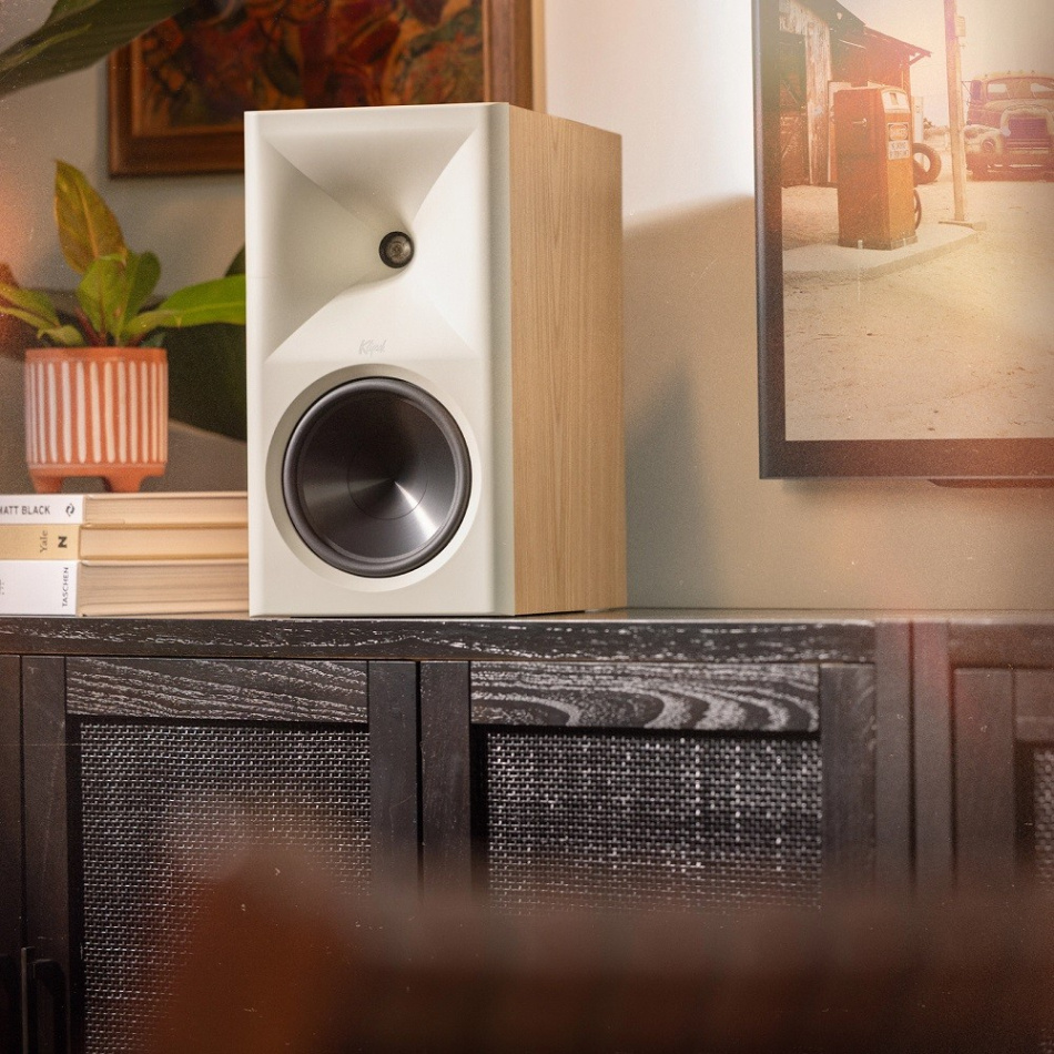 Klipsch The Sevens II streaminghøyttalere med HDMI, Dolby Atmos & Dirac Live, eik par