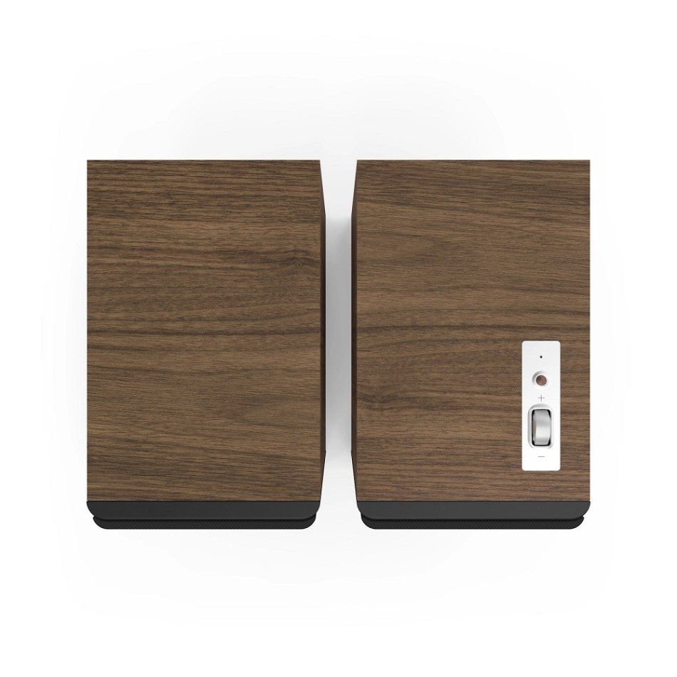 Klipsch The Sevens II streaminghøyttalere med HDMI, Dolby Atmos & Dirac Live, valnøtt par