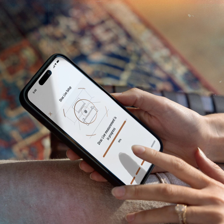 Klipsch The Sevens II streaminghøyttalere med HDMI, Dolby Atmos & Dirac Live, valnøtt par