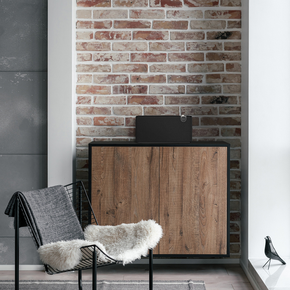 Klipsch The Three Plus aktiv høyttaler med Bluetooth & USB-C, ebony