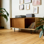 Klipsch The Three Plus aktiv høyttaler med Bluetooth & USB-C, valnøtt Klipsch The Three Plus aktiv høyttaler med Bluetooth & USB-C, valnøtt