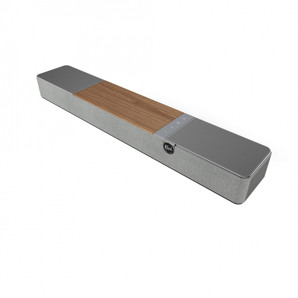 Klipsch Flexus Core 100 soundbar med Bluetooth & virtuell Dolby Atmos, valnøtt