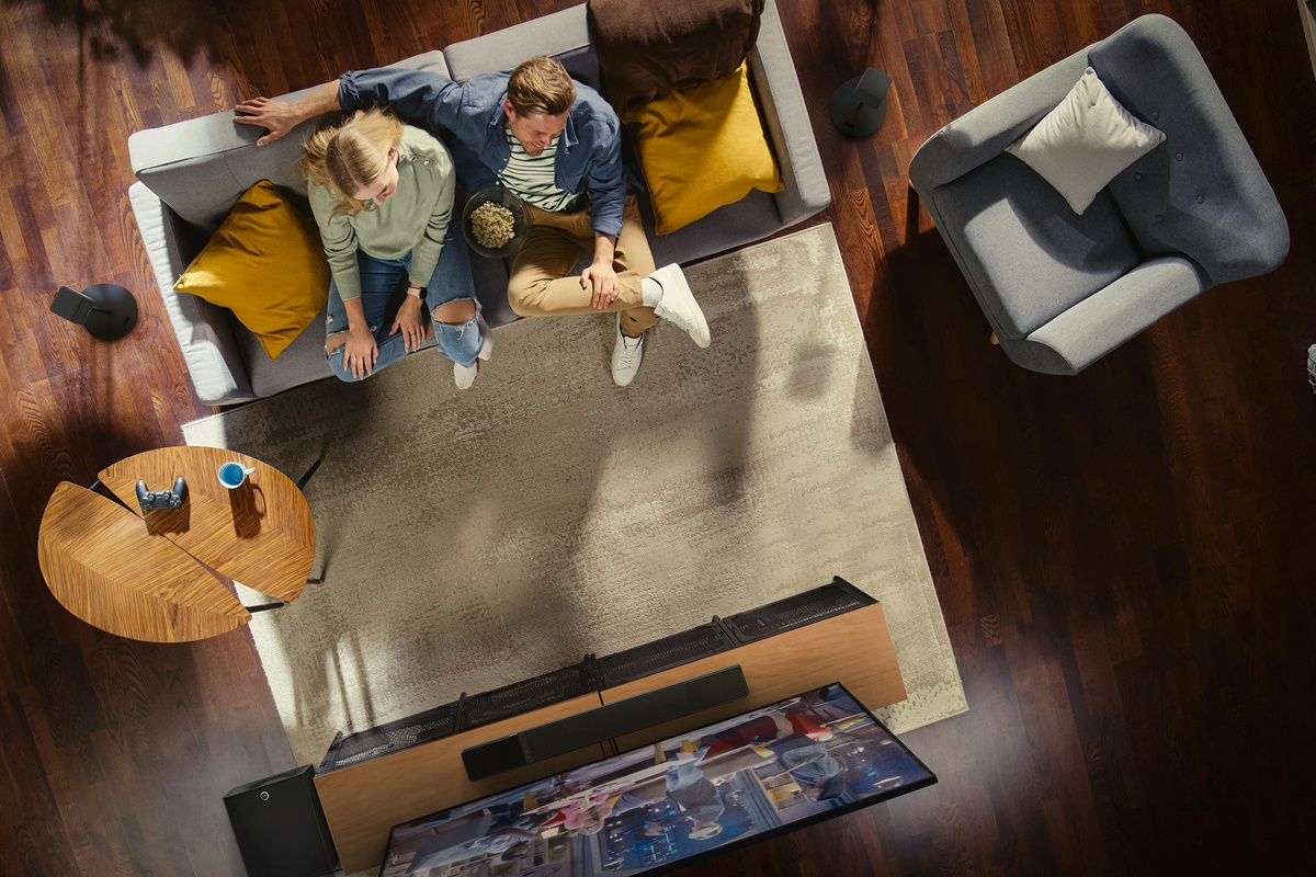 Klipsch Flexus Core 100 soundbar med Bluetooth & virtuell Dolby Atmos, svart