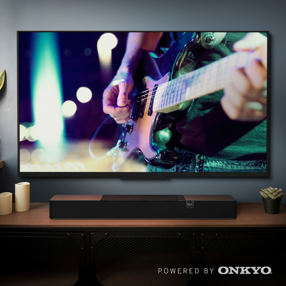 Klipsch Flexus Core 100 soundbar med Bluetooth & virtuell Dolby Atmos, svart