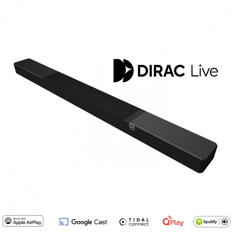 Klipsch Flexus Core 300 soundbar med Dirac Live, Dolby Atmos & HDMI 8K, svart