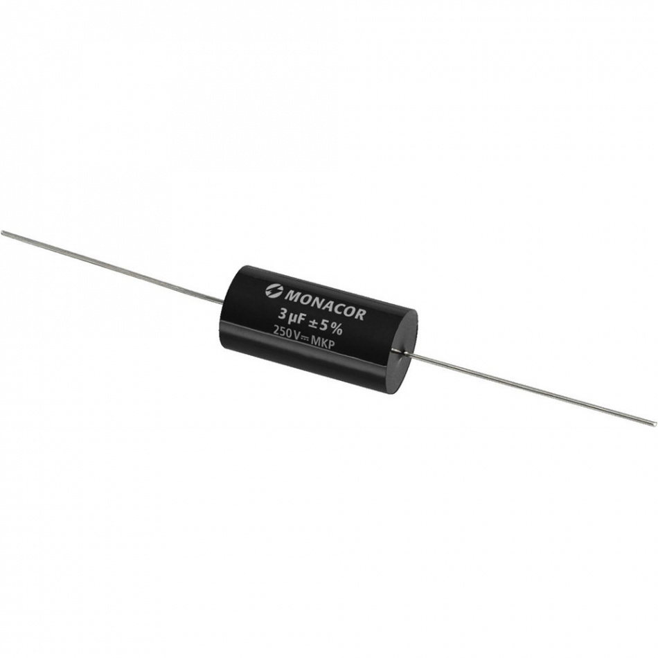 Monacor MKPA-30 filmkondensator polypropylen 3.0 uF, 250V