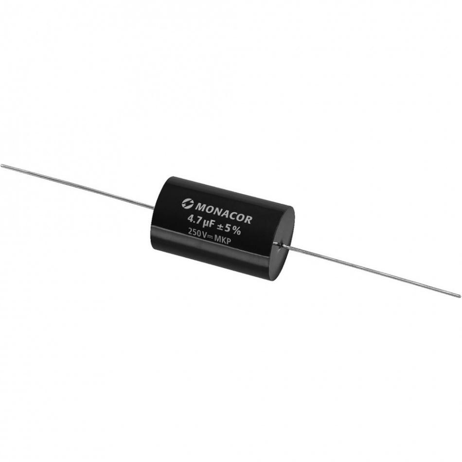 Monacor MKPA-47 filmkondensator polypropylen 4.7 uF, 250V