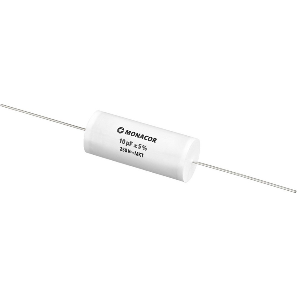 Monacor MKTA-100 Kondensator, metallbelagt polyesterfilm 10 uF, 250V
